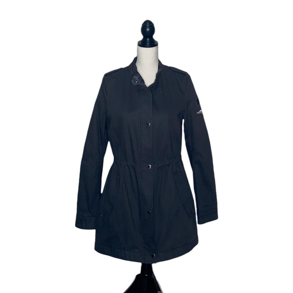 Halifax Traders Coat Womens Small S Gray Military Style Cotton Lined Outerwear - Picture 4 of 12